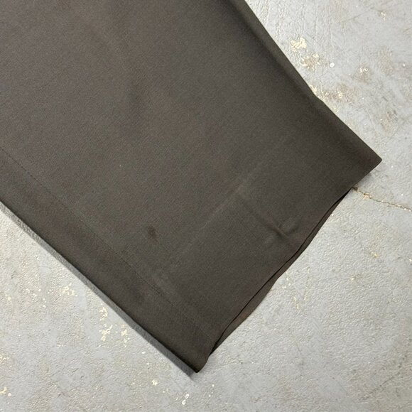 Giorgio Armani Collezioni Dress Pants Brown Wool Trousers 36x30 - Picture 4 of 12